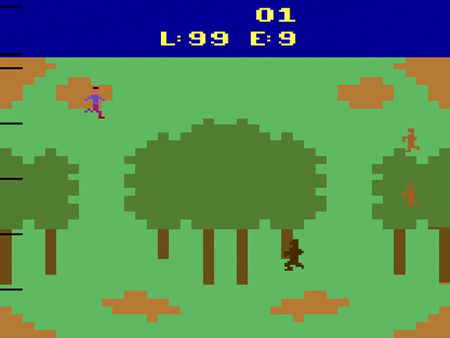 Revenge Of The Apes (Homebrew) — Title screen
